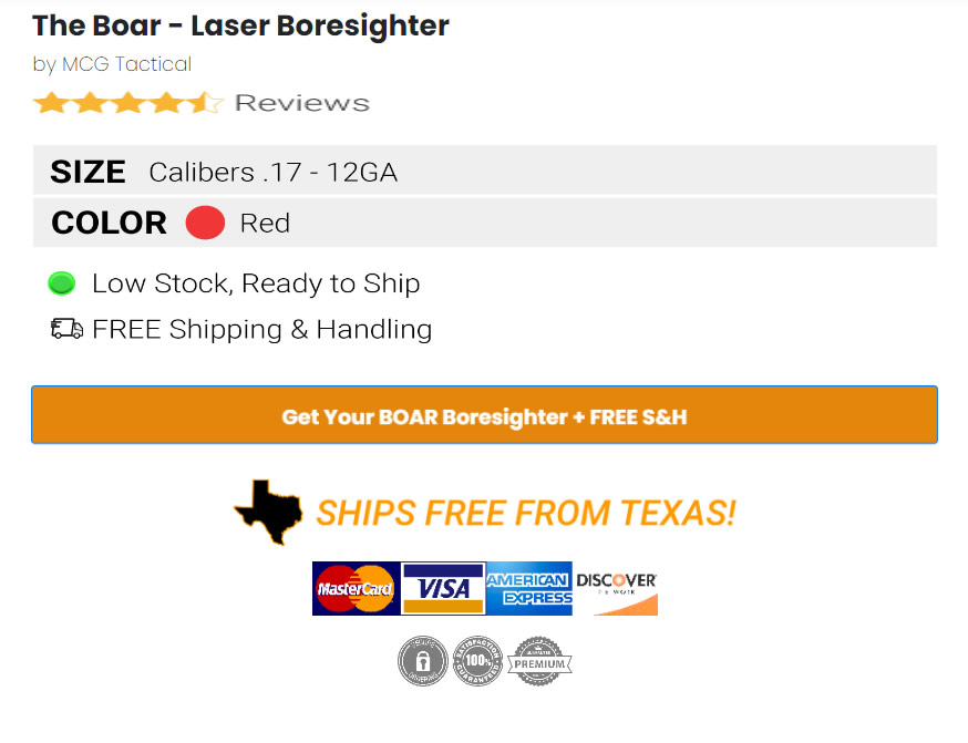 The Boar Laser Boresighter by MCG Tactical: Fast Zero, No Ammo, No Excuses